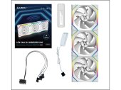 Lian Li UNI FAN SL Wireless 120mm Ventilátor - Fehér - 3 darabos csomag - PC alkatrészek
