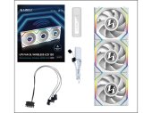 Lian Li UNI FAN SL Wireless LCD 120 ARGB PWM Ventilátor 3db-os csomag Fehér