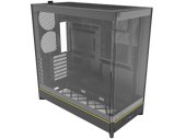 Montech HS02 Midi-Tower ATX Számítógépház Fekete