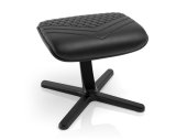 noblechairs Footrest 2 valódi bőr gamer lábtartó fekete