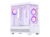 Phanteks XT View edzett üveg számítógépház fehér