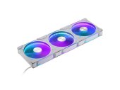 Phanteks D30-140 PWM D-RGB Ventilátor 3-as szett Fehér Reverse Airflow