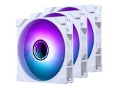 Phanteks M25 Gen2 140mm D-RGB PWM Ventilátor 3 darabos fehér szett