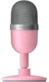 Razer Seiren Mini Gaming-Streaming Mikrofon - Quartz, kondenzátoros, lengéscsillapítós, USB