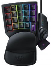 Razer Tartarus V2 Gamer Numerikus Billentyűzet, RGB, Félmechanikus, Kiegészítő billentyűzet, anti ghosting, csuklótámasz, vezetékes