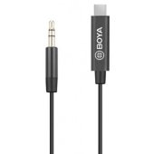 BOYA BY-K2 3,5 mm TRS - USB-C adapterkábel