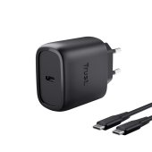 Trust Maxo 45W USB-C GaN Hálózati Töltő - Fekete - 2m kábellel - Kiegészítők