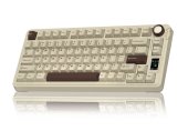 AULA S75 PRO Vezeték Nélküli Mechanikus Gamer Billentyűzet, LEOBOG Star Vector Switch, Mechanikus, TKL, RGB, fém, anti ghosting, vezeték nélküli, wireless, USB
