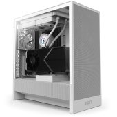 NZXT H5 Flow 2024 Midi Torony Ház Matt Fehér