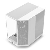 NZXT H6 Flow Midi Torony Számítógépház Matt fehér színben