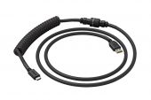 Glorious Coiled Cable - USB-C Spirálkábel - Fekete - Kábelek