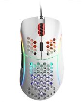 Glorious Model D Glossy - RGB Optikai Gamer Egér - Fényes Fehér, RGB, vezeték nélküli, wireless