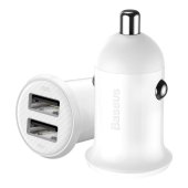 Baseus Grain Pro Autóstöltő 24W - Fehér - Kábelek