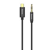 Baseus Yiven M01 USB-C - 3,5 mm Jack Audió Kábel 1,2m Fekete