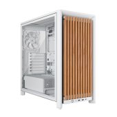 Corsair FRAME 4000D WOOD RS Mid-Tower ATX Ház - Fehér/Tölgy - PC alkatrészek