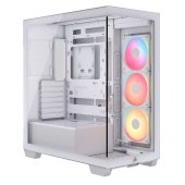 Corsair 3500X LX-R RGB iCUE LINK Mid-Tower ATX ház fehér színben