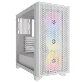 CORSAIR 3000D RGB AIRFLOW Mid-Tower PC ház fehér színben
