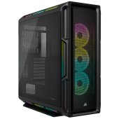 Corsair iCUE 5000T RGB Mid-Tower ATX Számítógépház Fekete