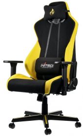Nitro Concepts S300 Astral Sárga Gaming Szék - Fekete/Sárga - 2 év garancia - Gamer szék
