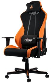 Nitro Concepts S300 Horizon Orange Gaming Szék - Fekete/Narancssárga - 2 év garancia - Gamer szék