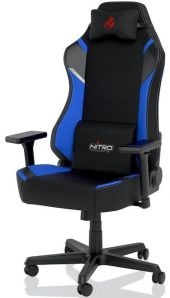 Nitro Concepts X1000 Gamer Szék - Fekete/Kék, 150 kg