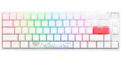 Ducky ONE 2 SF Gamer Billentyűzet - Magyar kiosztás, SPEED SILVER switch, RGB, Mechanikus, TKL, fém, anti ghosting, vezetékes