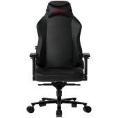 LORGAR Embrace 533 Gamer szék fekete, Műbőr, 150 kg, 4D könyöktámasz