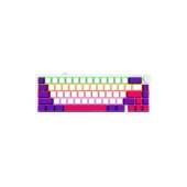 LORGAR KBP70MW, Vezetéknélküli 65% Mechanikus Gamer Pro Billentyűzet - Fekete-Sárga, EGYEDI switch, Mechanikus, TKL, RGB, fém, vezeték nélküli, wireless, USB