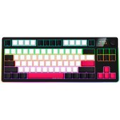 LORGAR KBP70 TKL vezeték nélküli billentyűzet, RGB világítás, angol kiosztás, fekete, EGYEDI switch, Mechanikus, TKL, RGB, fém, vezeték nélküli, wireless, USB