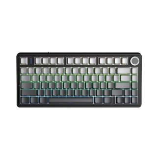 AULA F75 HE Tri-Mode Magnetic Switch Mechanikus Gamer Billentyűzet - Fekete-Szürke