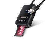 Axagon ADM2-AM M.2 NVMe és SATA SSD Adapter USB-A csatlakozóval