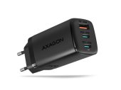 Axagon ACU-DPQ65 65W GaN hálózati töltő fekete