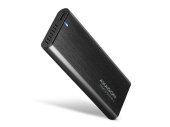 Axagon EEM2-SB2 M.2 NVMe és SATA SSD külső ház