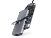 Axagon HMC-6M2 6in1 USB-C Hub és M.2 SATA SSD ház
