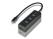 Axagon HUE-S2C 4 portos USB-C 3.1 töltőhub
