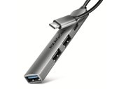 Axagon HUE-STC USB-C Hub - Alumínium - Video adapter / KVM / HDMI eszköz