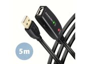 Axagon ADR-205 aktív USB 2.0 hosszabbító kábel 5 méter