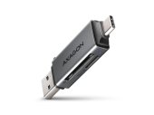 Axagon CRE-DAC SuperSpeed USB-C és USB-A kártyaolvasó
