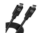 Akasa USB-C 40Gbps 240W Adat- és Töltőkábel 1m