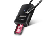 Axagon ADM2-CM M.2 NVMe és SATA SSD adapter USB-C csatlakozóval