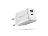 Axagon ACU-PQ20W 20W USB-C és USB-A hálózati töltő