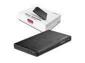 Axagon EE25-XA6 Külső HDD/SSD ház - Fekete - Alumínium - SSD ház / adattároló kiegészítő