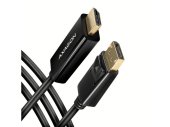 Axagon RVD-HI14C2 DisplayPort - HDMI aktív kábel 1.8m