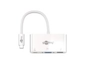 Goobay 62100 USB-C Multiport Adapter VGA és USB 3.0 elosztó