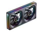 Jonsbo ZA-240 Infinity Mirror ARGB PWM 240mm ventilátor fekete