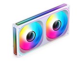 Jonsbo ZB-240WR Infinity Mirror ARGB PWM Ventilátor 240mm Fehér