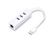 TP-Link UE330 3 portos USB 3.0 elosztó és Gigabit hálózati adapter