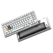WOMIER SK75 TMR Tri-Mode Vezeték Nélküli Magnetic Switch Gamer Billentyűzet - Fehér