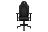 Aerocool CROWN Leatherette - All Black - Fekete - Gamer Szék - 2 év garancia - Gamer szék