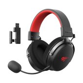 Havit H2015 Pro Five-Mode Vezeték Nélküli Gamer Headset - Fekete-Piros